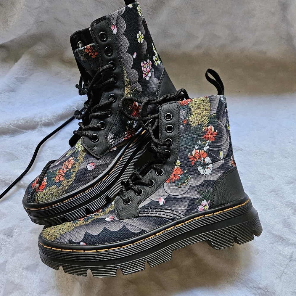 Dr Martens Combs Canvas Floral Size5 - Picture 10 of 12